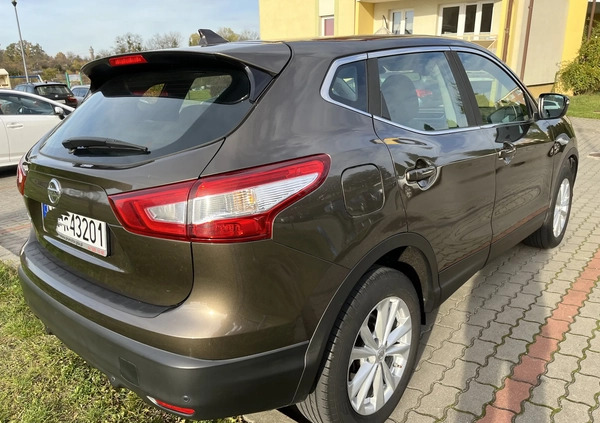 Nissan Qashqai cena 48800 przebieg: 102112, rok produkcji 2014 z Kętrzyn małe 704